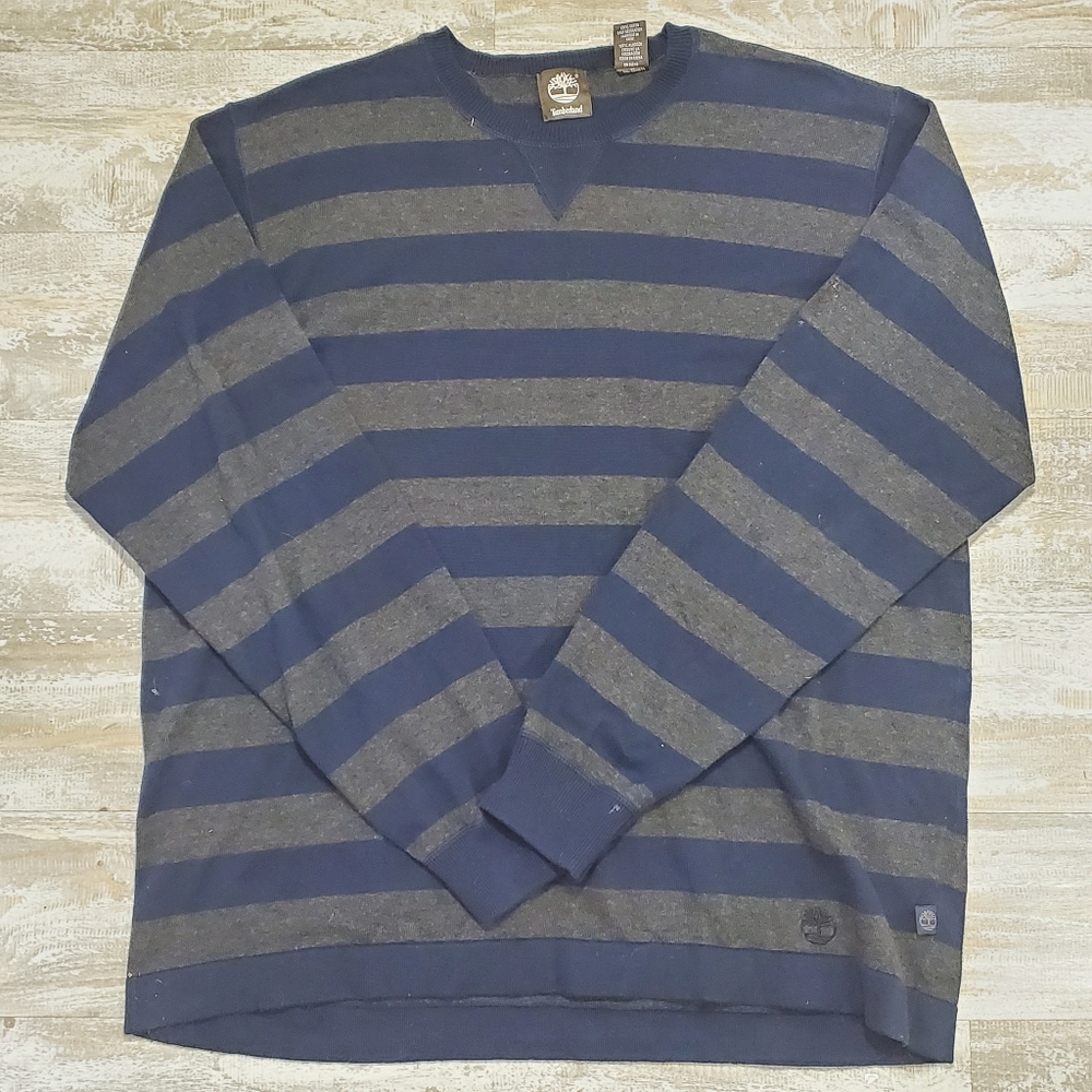 Timberland Crew Neck Striped Sweater XL